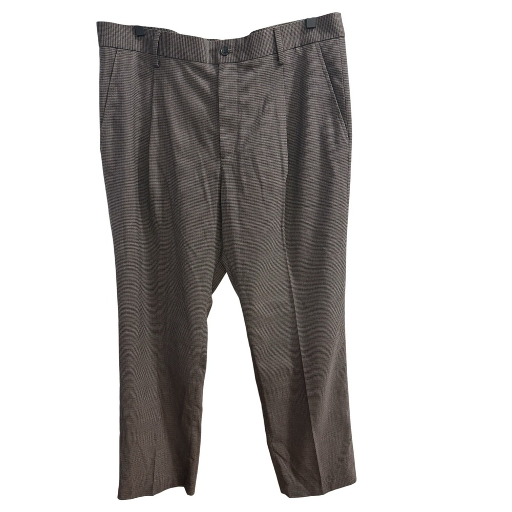 H&M Men's Brown Patterned Dress Pants Size‎ 36
